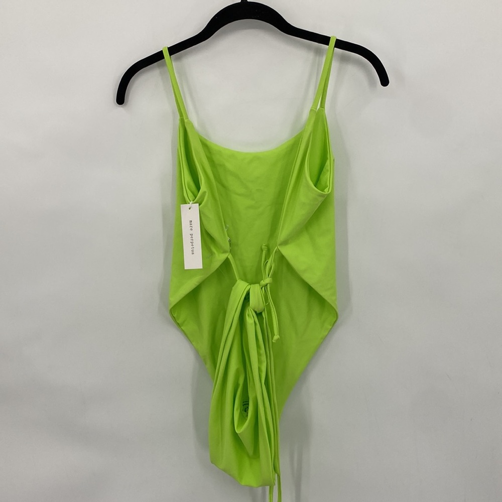 Free People Mare Perpetua The Essential One-Piece Swimsuit Neon Green Size XL - Picture 4 of 8